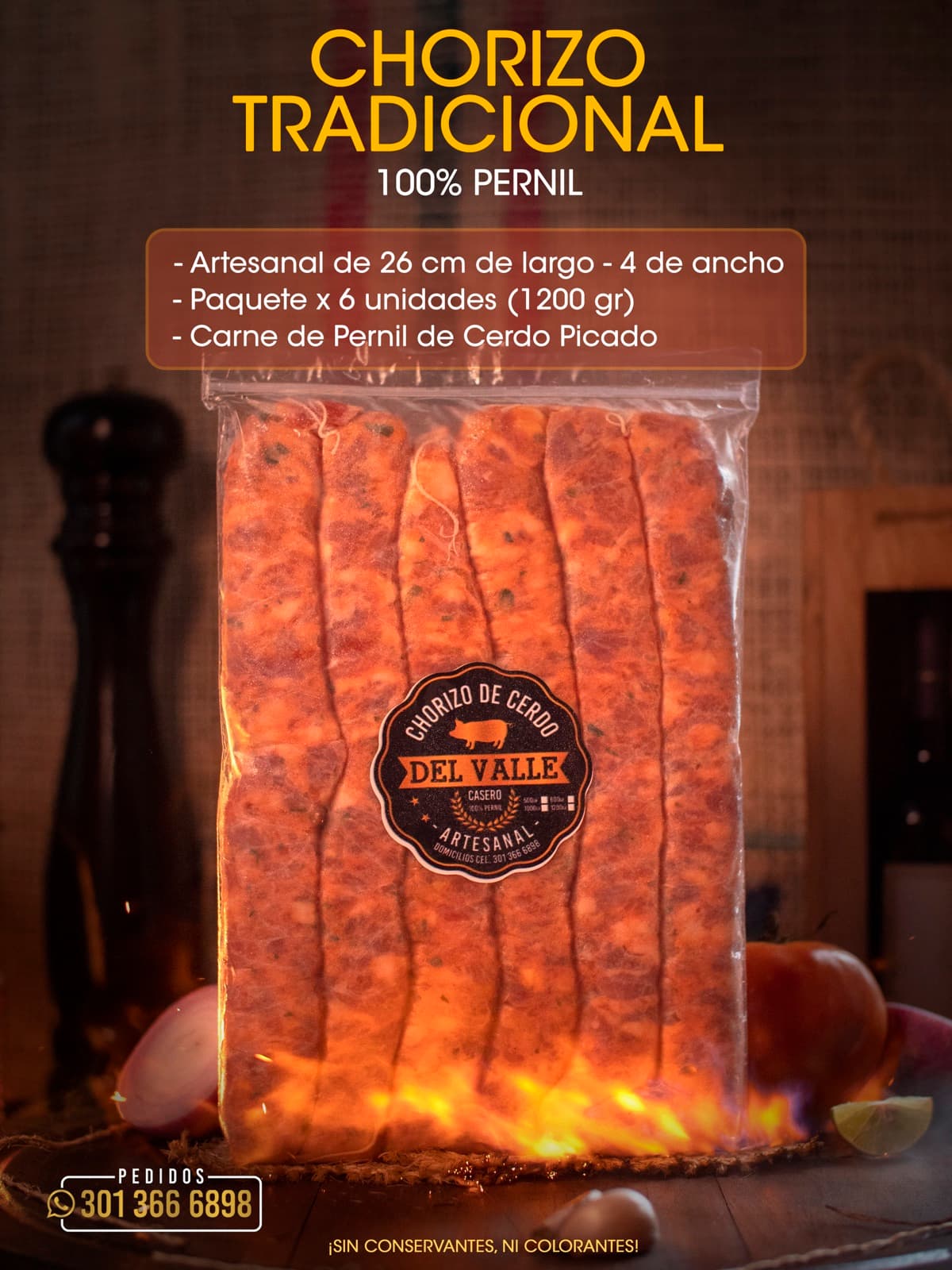 Chorizo Tradicional x6 (1200 g)