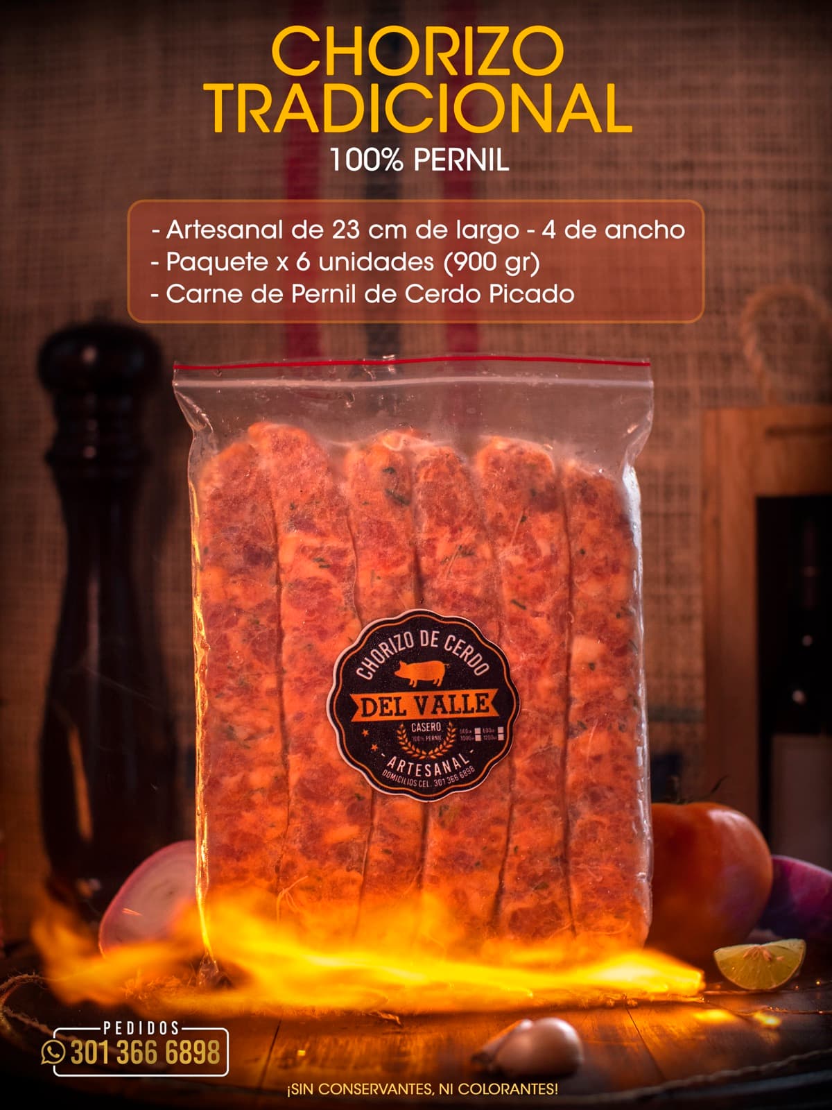 Chorizo Tradicional x6 (900 g)